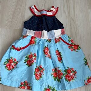 Matilda Jane Navy and Light Blue Floral Dress